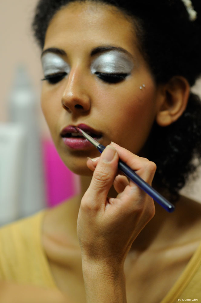 Backstage sfilata di paese