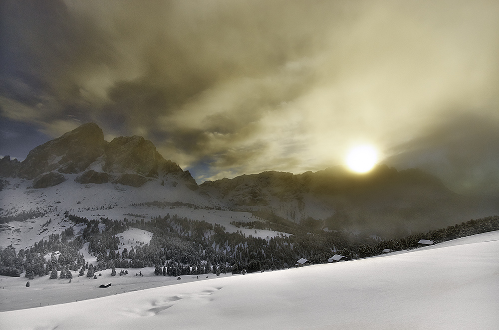 Sass de Putia - tramonto