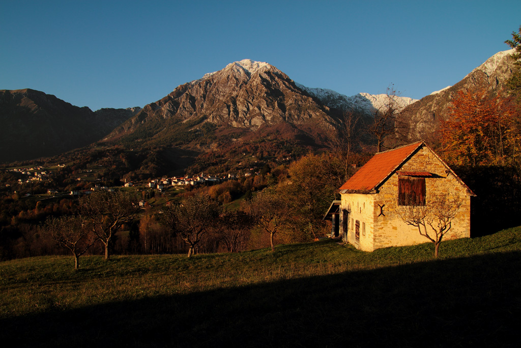 Tramonto vicino Tambre (BL)