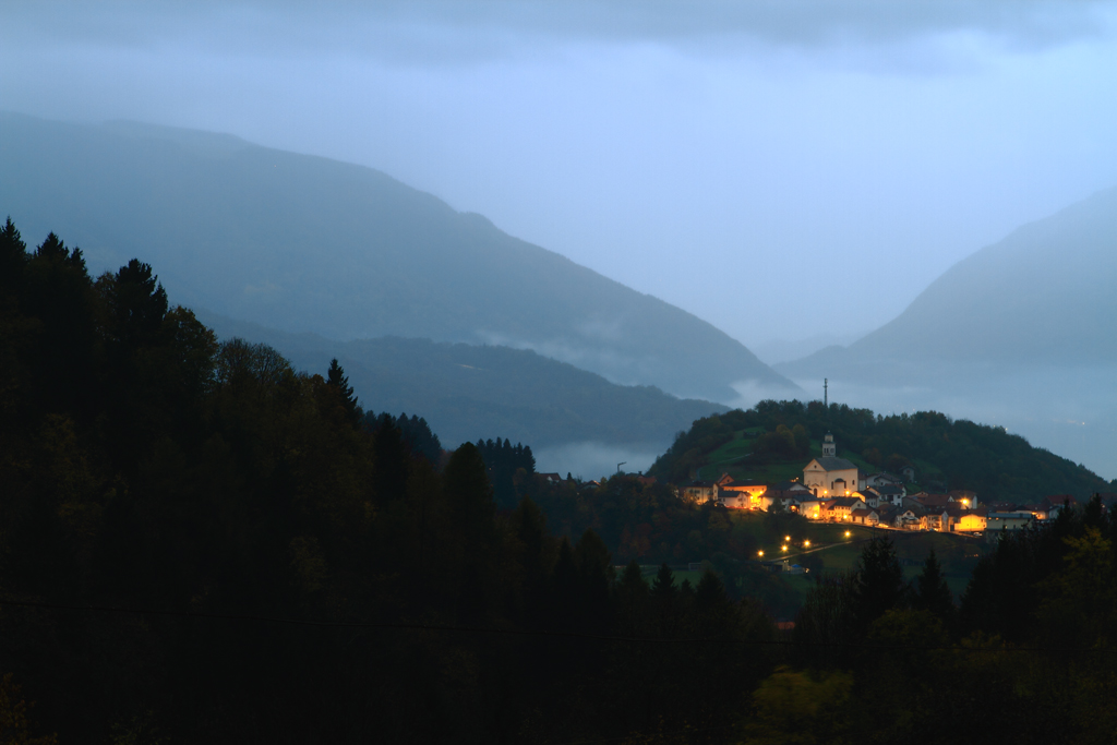 Paesino al crepuscolo