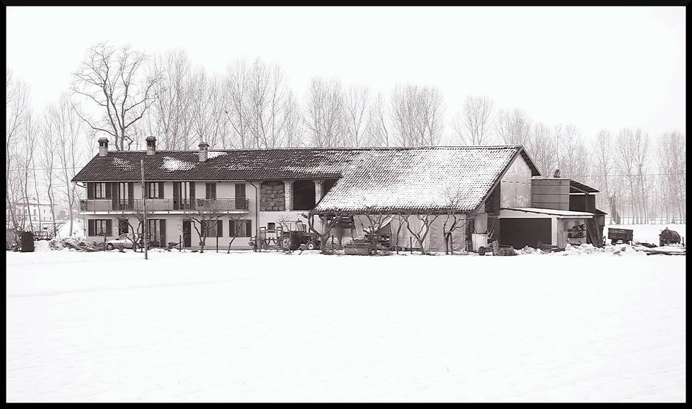 La casa nella prateria...bianca