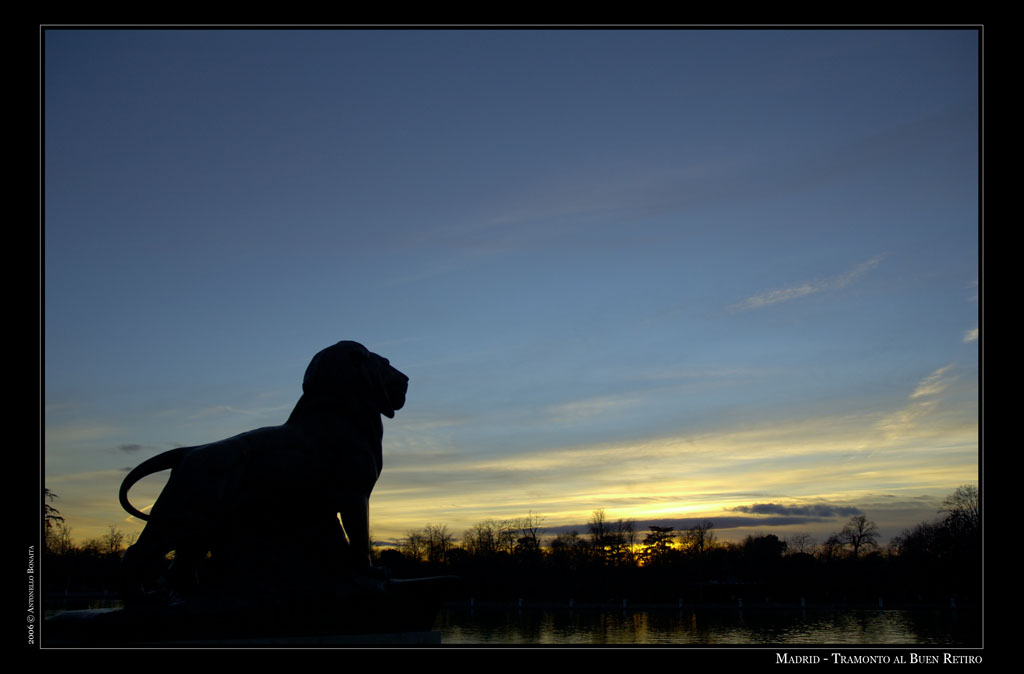 Madrid - Tramonto al Buen Retiro
