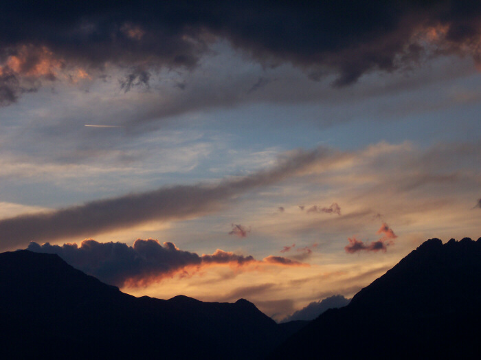 Tramonto a Les Coches