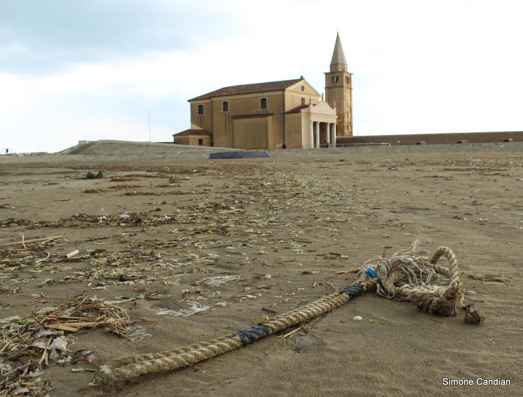 Spiaggia di caorle in inverno