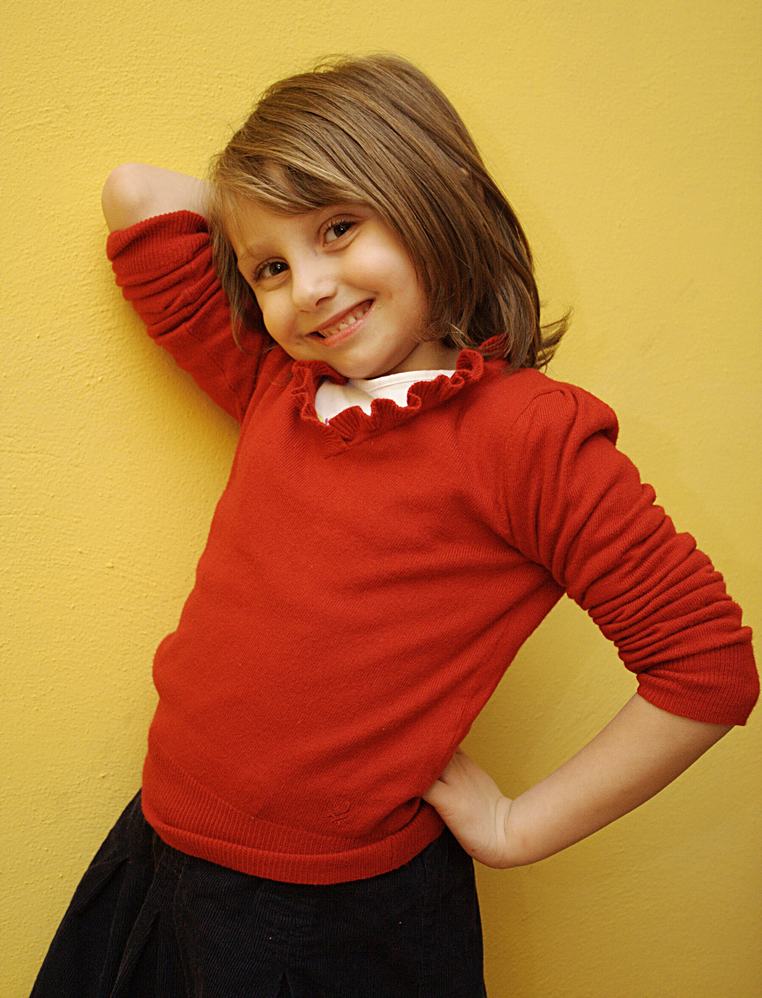 Piccola modella....cresce!