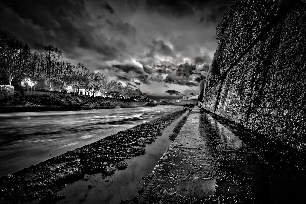 Il Bisenzio in bianco e nero