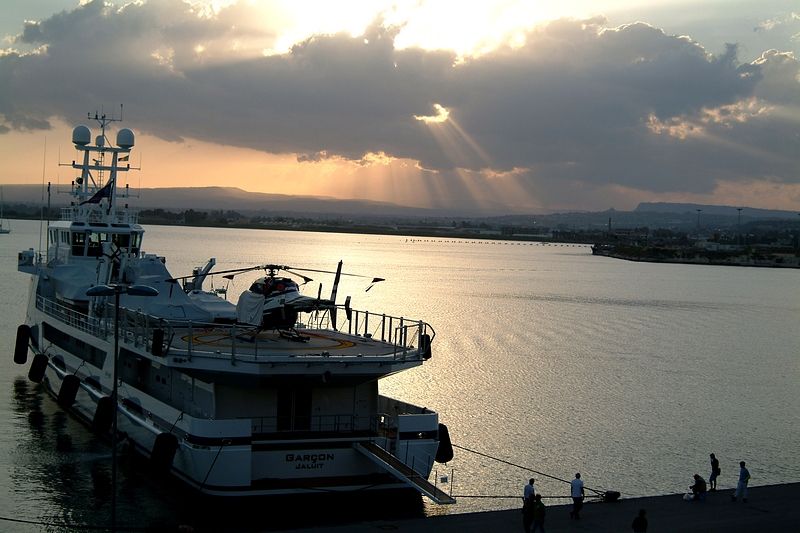 Una veduta sul porto