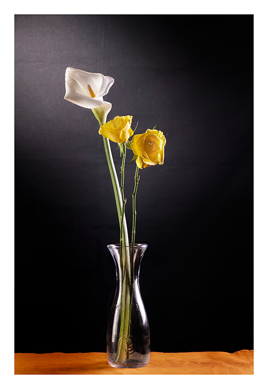 Mezzo litro con fiori