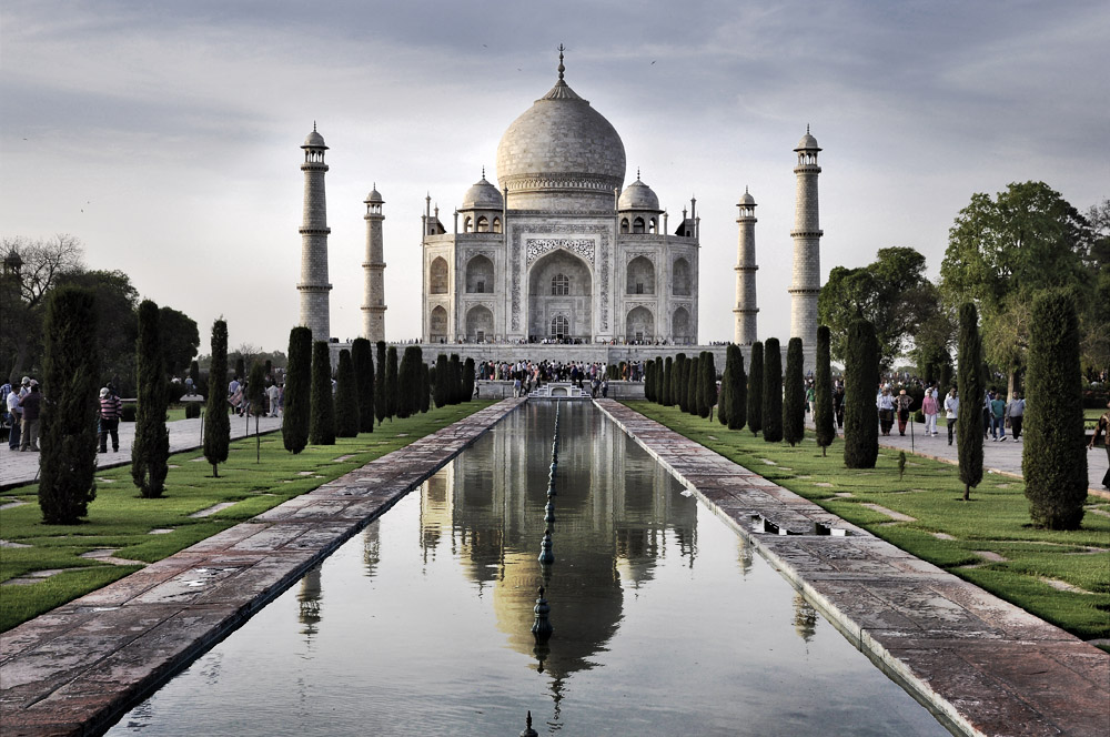 Taj Mahal al tramonto - India