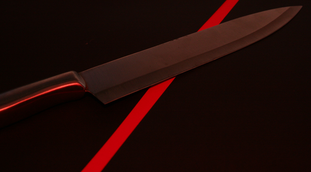 a blade in the dark