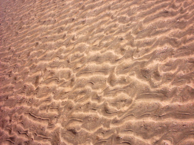 sand and water