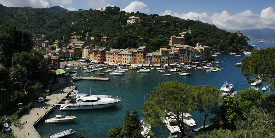 Affacciato alla baia di Portofino
