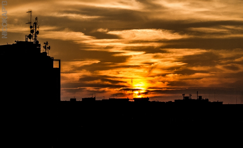 He comes away the sun