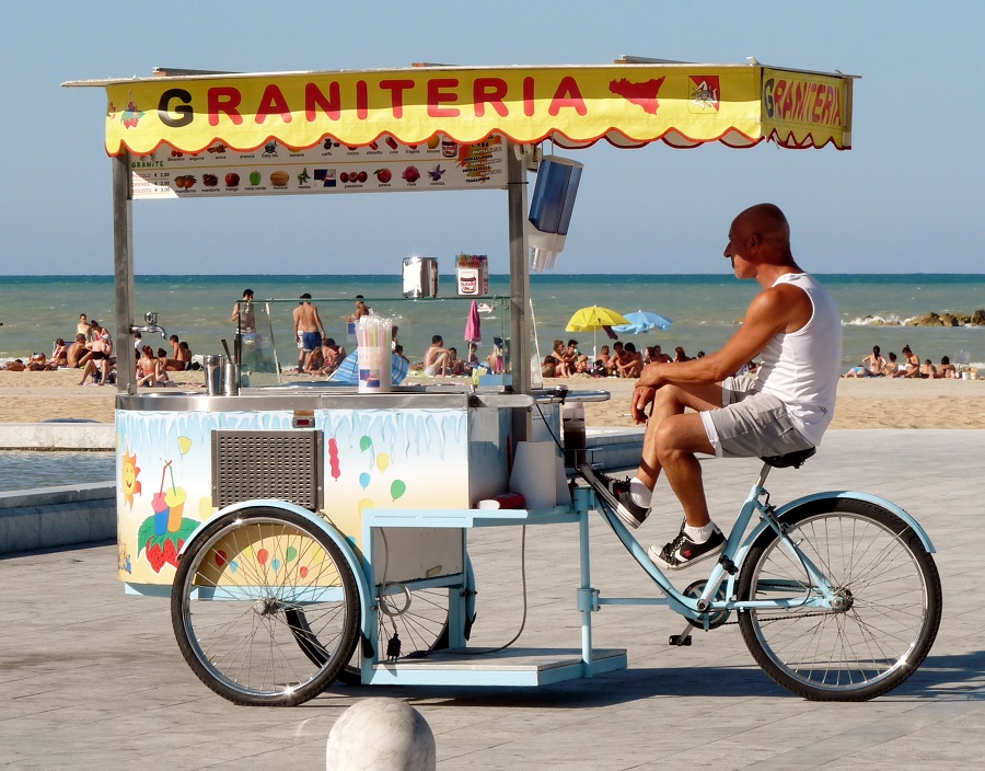 Venditore di granite