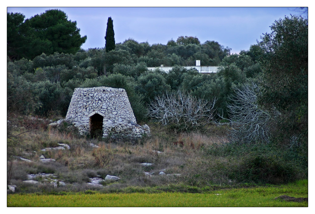 Pagghiara nelle campagne salentine