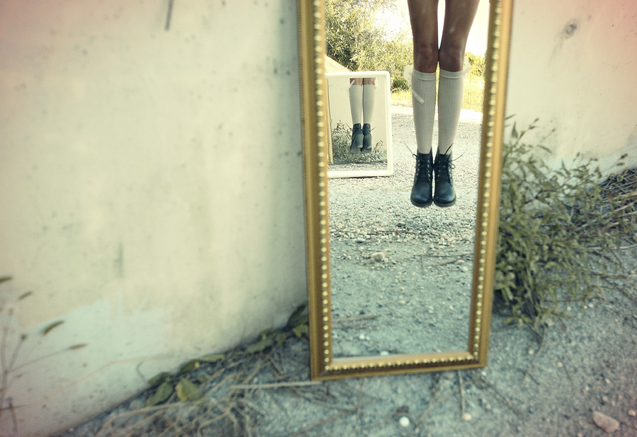 Alessia In the Mirror