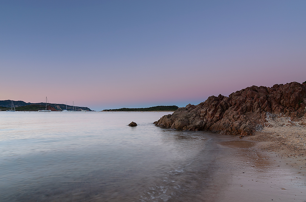 Capo Coda Cavallo all'imbrunire...