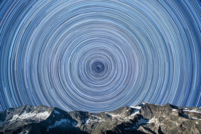 In montagna di notte