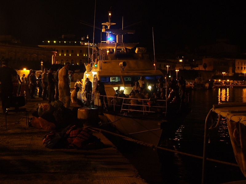 Sbarco di clandestini a Siracusa