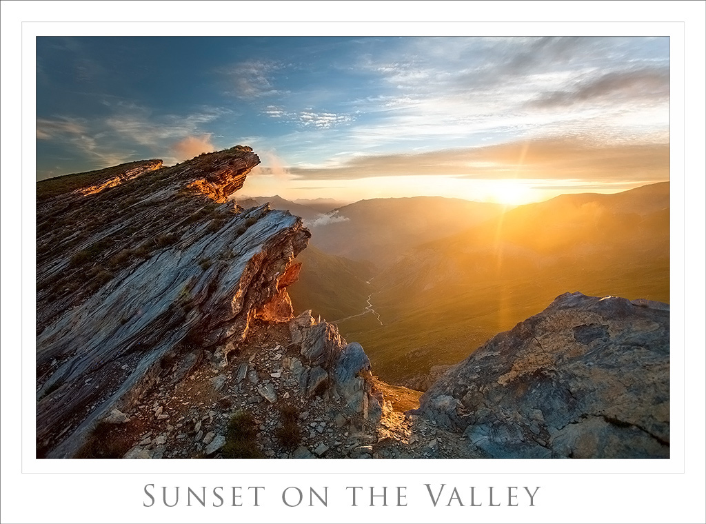 Sunset on the Valley