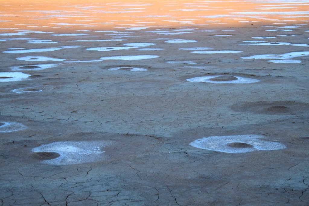 stagno salato in secca