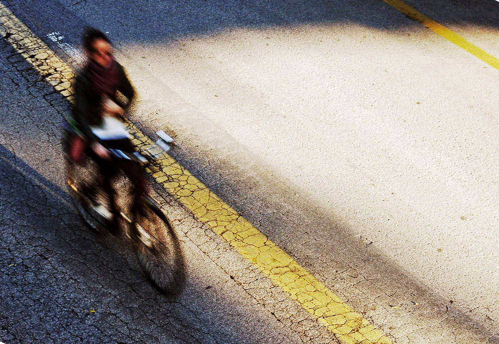 Passando in bicicletta