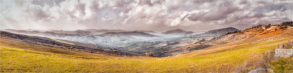 Panoramica dal Belvedere di Montalto Pavese
