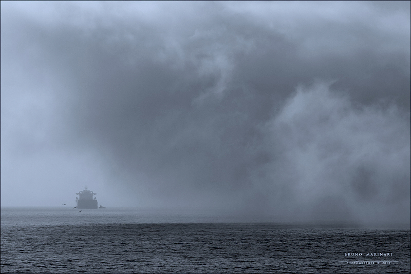 Nebbia in mare