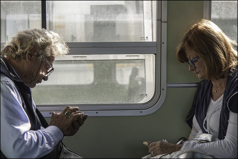 Double street portrait