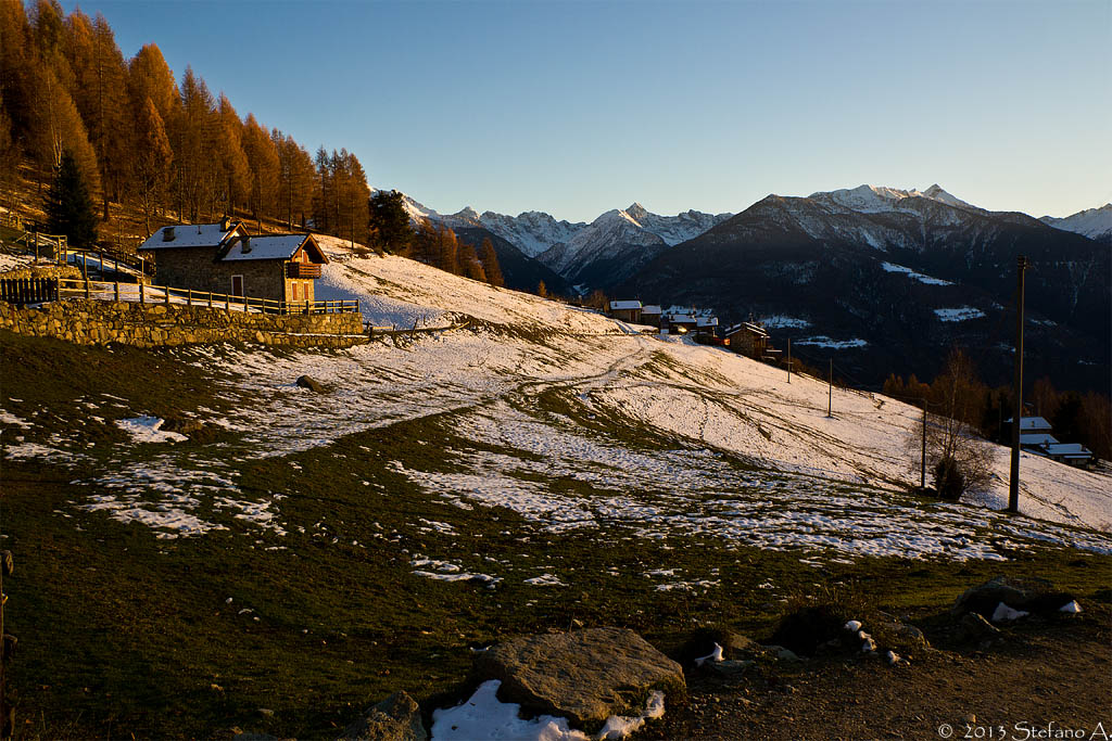 La luce del tramonto
