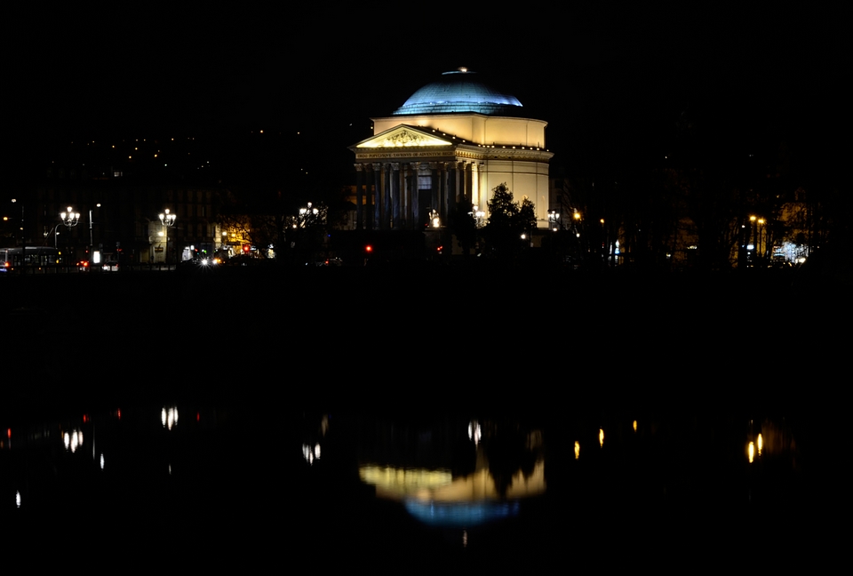 Torino di notte: La Gran Madre