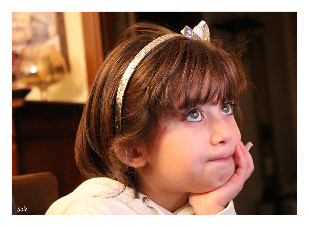 Pensierosa la mia Alice