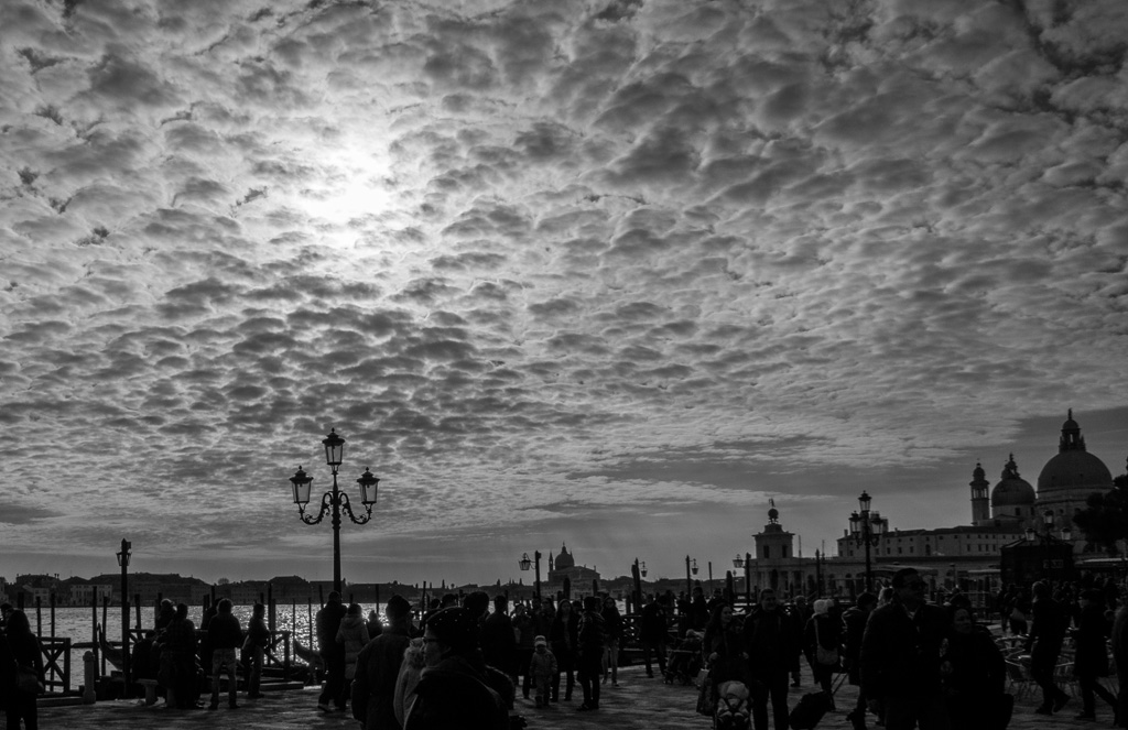 Venezia in controluce BN