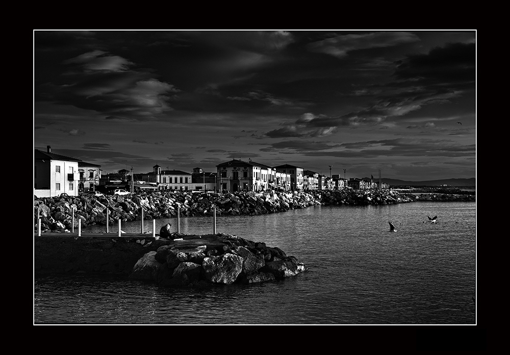 Tramonto B&W