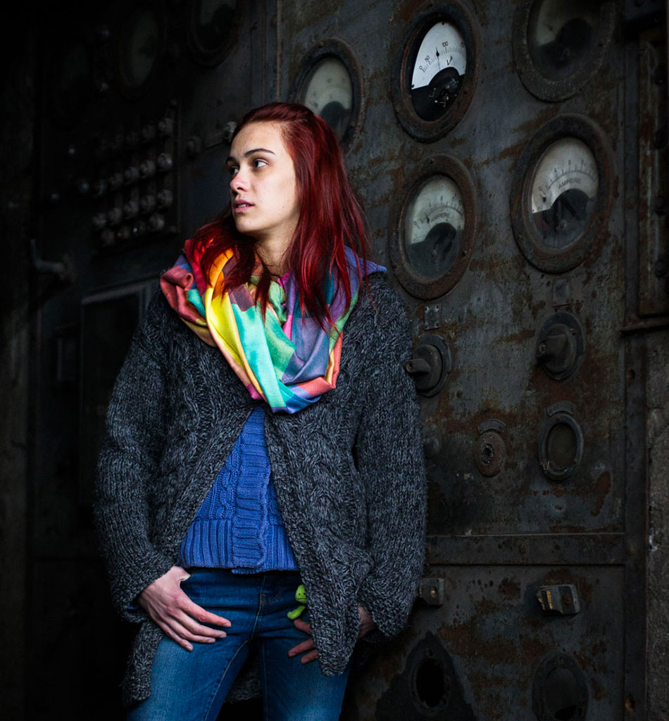 Alla vecchia fabbrica abbandonata