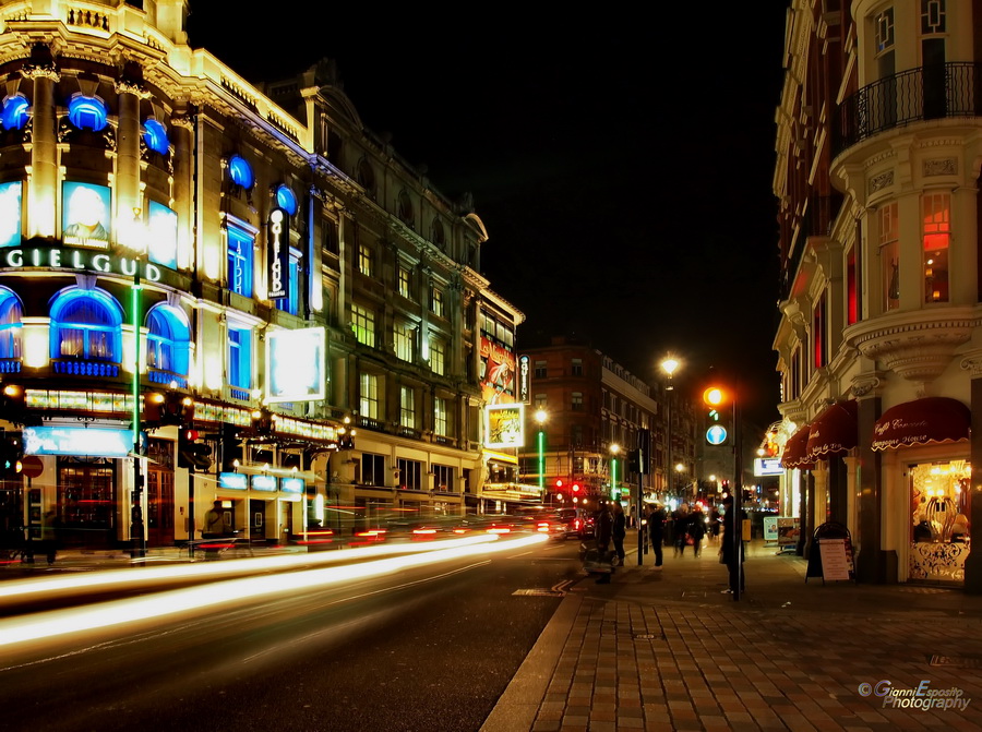 Shaftesbury Ave Night