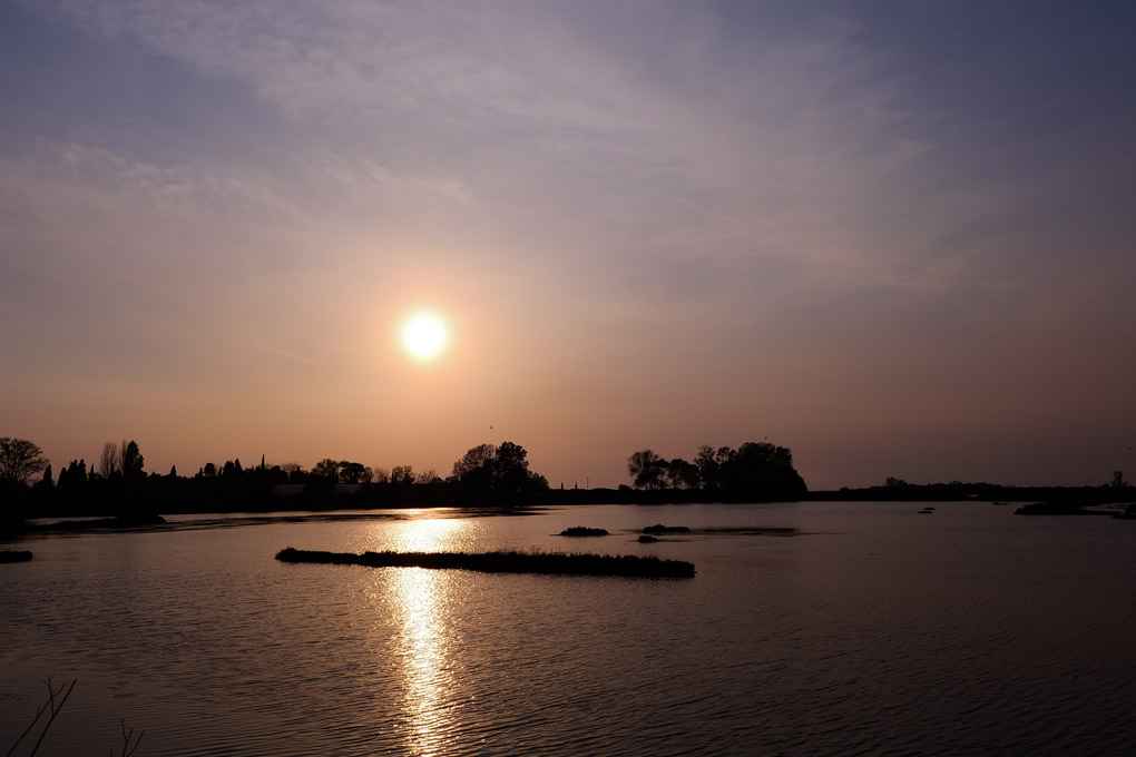 Sunset on Grado's lagoon
