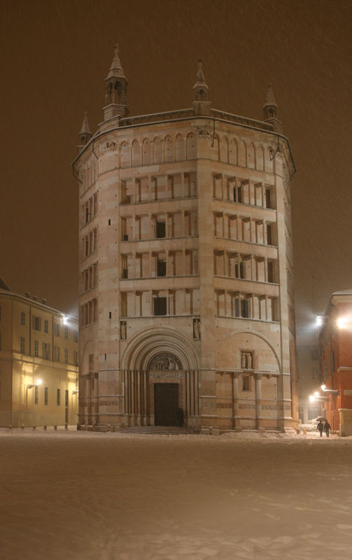 la neve a Parma