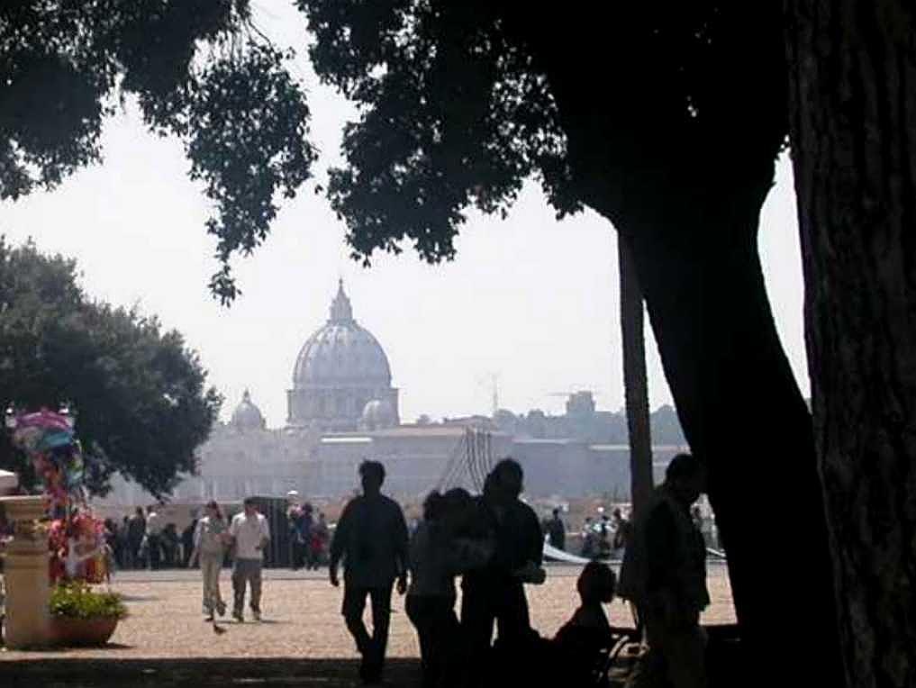 Roma, terrazza del Pincio