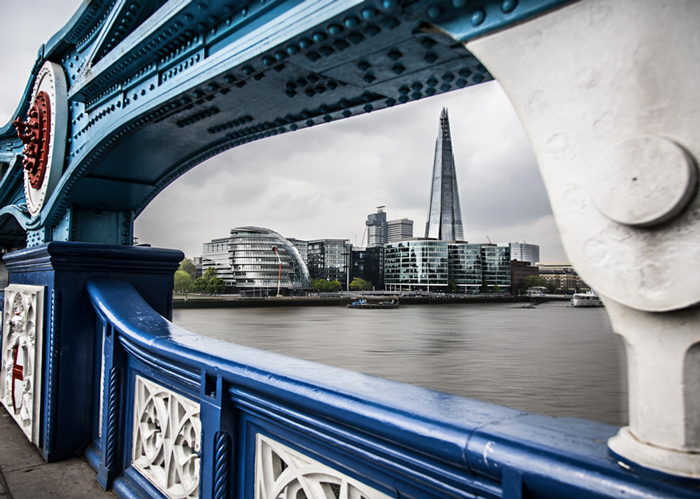 looking from the bridge