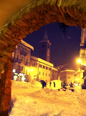 Nevicata a Limone Piemonte