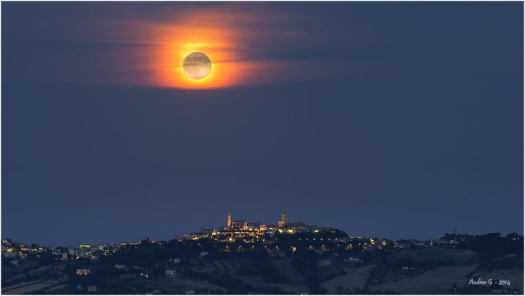 luna piena a Montesanto