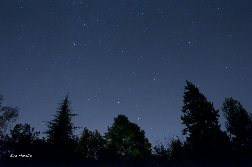 Notte di stelle sul Monte Venda