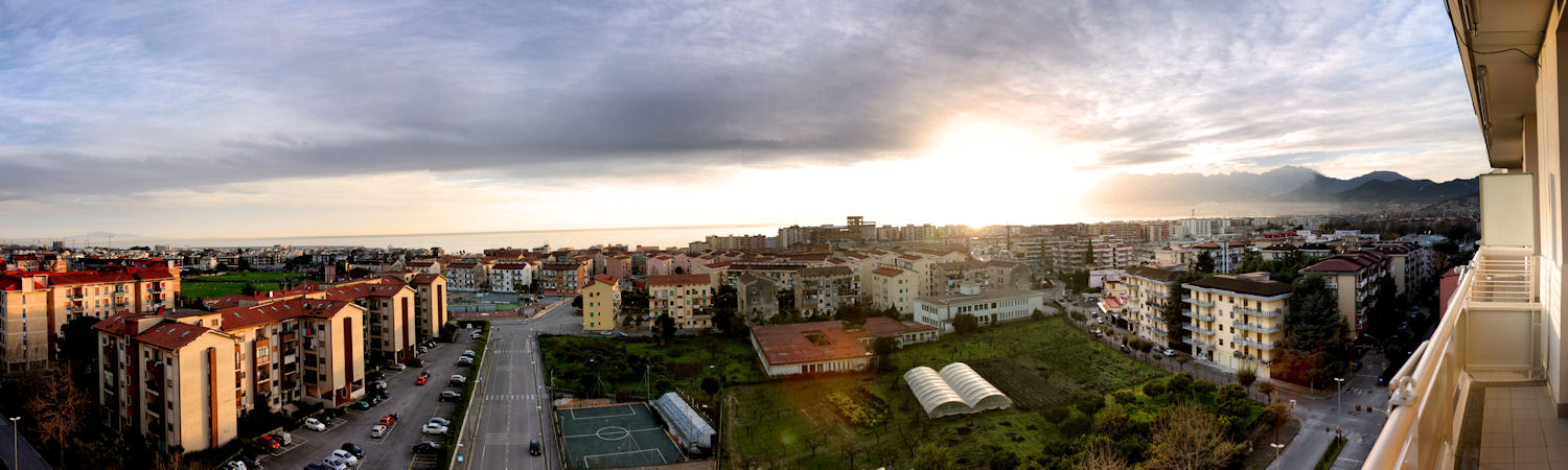 Tramonto d'inverno... la bellissima Salerno