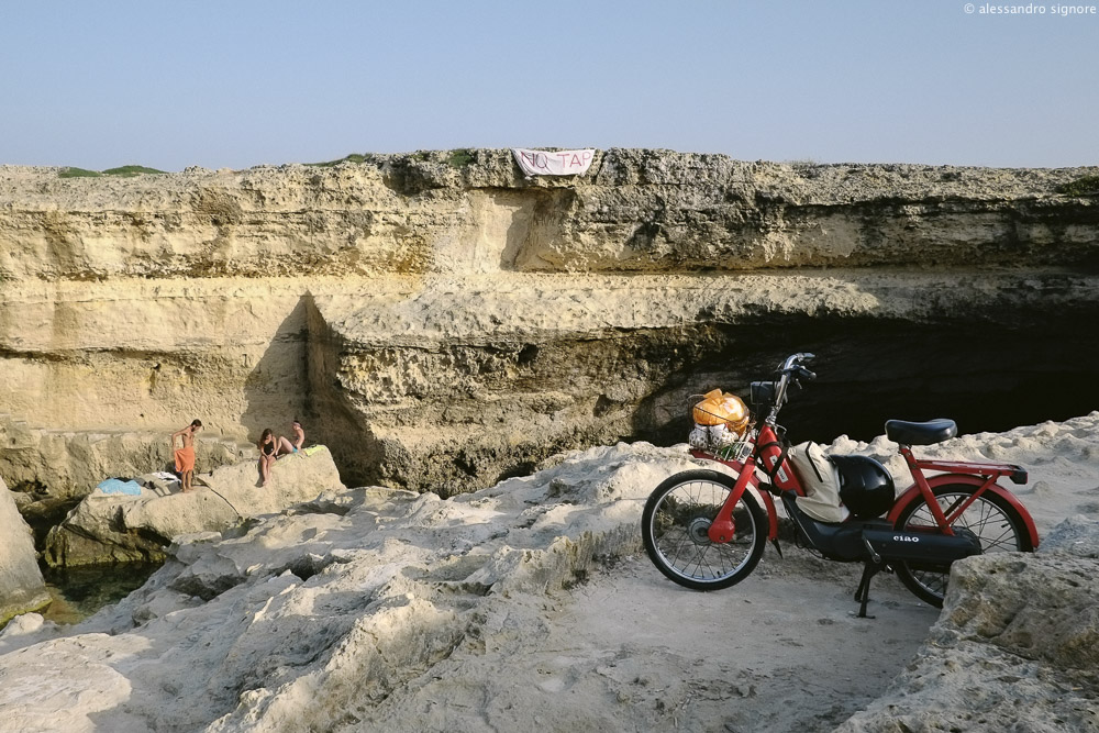 Grotta della poesia, Roca Vecchia, Melendugno (LE) - 2014