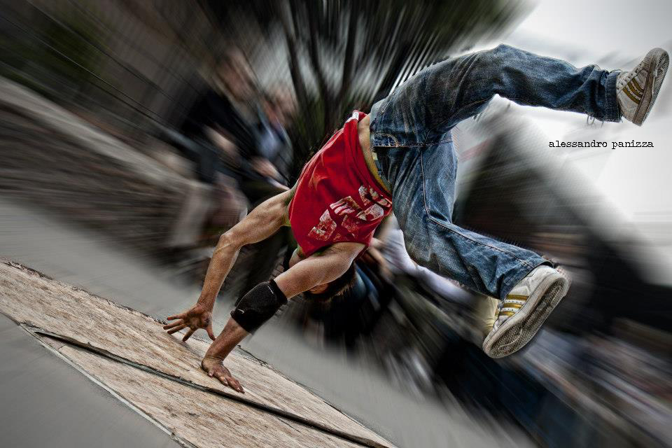 ...breaking dance...