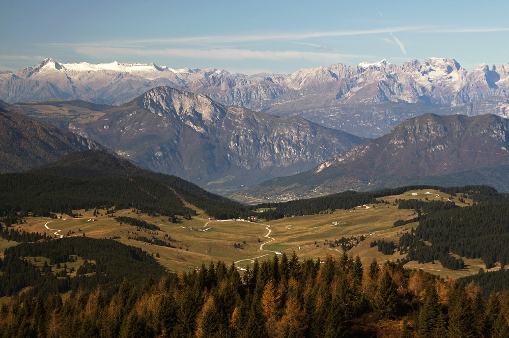 Panorama dal Monte Verena