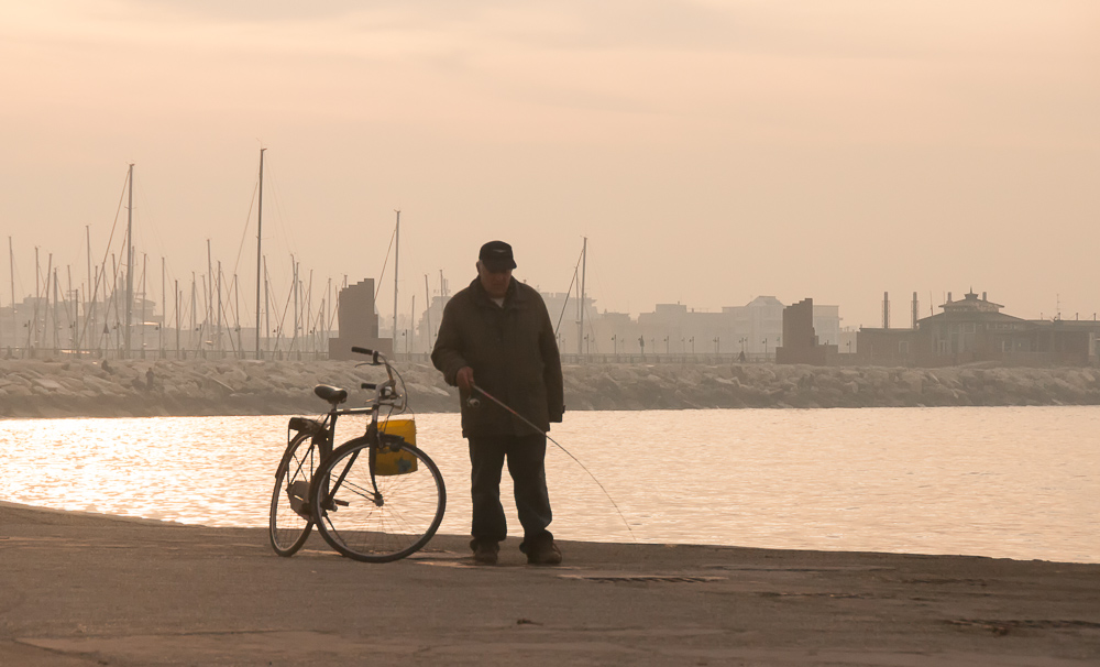Pesca dall'insenatura