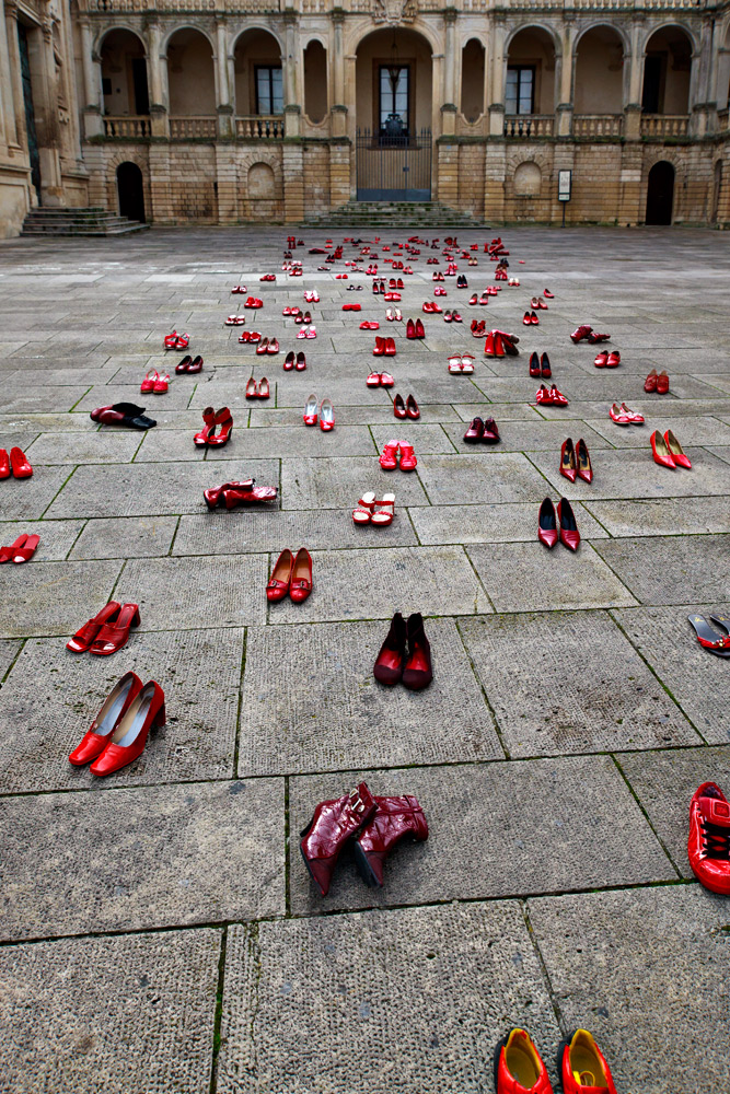 zapatos rojos