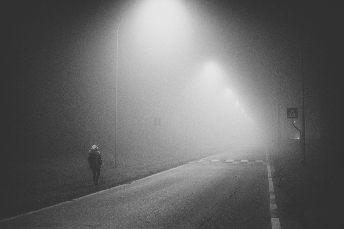 foggy night
